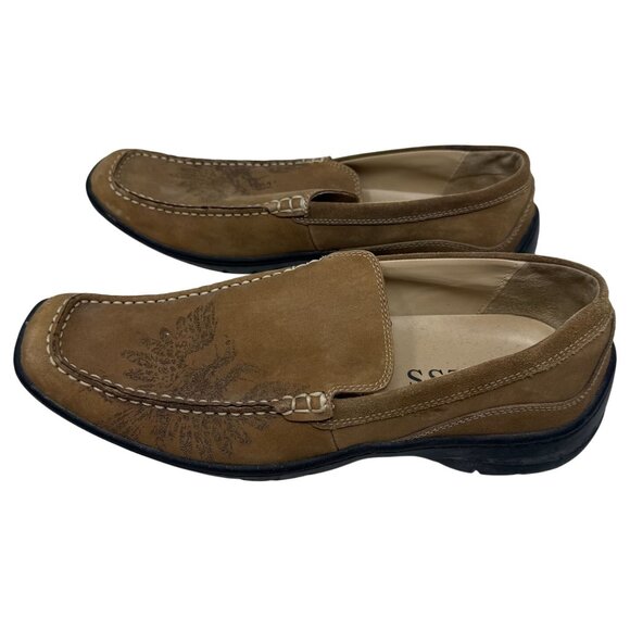 Mens Guess Brown Suede Driving Loafers 2 Head Dragon Bird Slip-On Cedric Size 10 main image 8